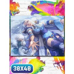 Картина по номерам на холсте игры дота 2 - 12221 30х40