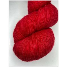 Пряжа для вязания шерсть 8/1 Red 140-150 г. Нет бренда