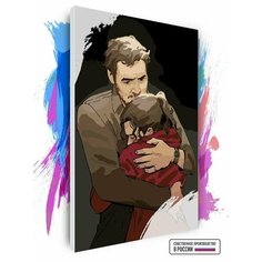 Картина по номерам на холсте The Last of Us - Арт, 70 х 100 см Красиво Красим