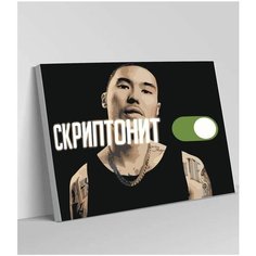 Картина по номерам на стену Скриптонит 40*60 Раскрасим сами