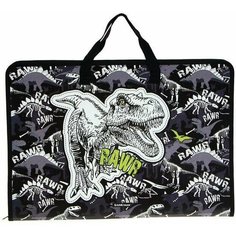 Папка А3 с ручками пластик молния вокруг 30 мм 464*316 Erich Krause мал Dinosaur Park 52852