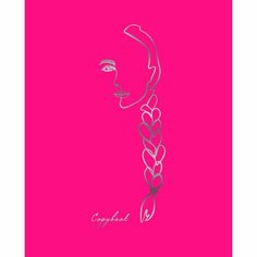 Тетрадь общая 48л, А5 Канц-Эксмо Total Pink Girls (клетка, скрепка, разные виды, тиснение фольгой)