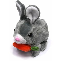 Интерактивный плюшевый заяц с морковкой Игрушка Праздник