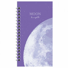 Записная книжка 95*175мм 96л MESHU "Moon light" матовая ламинация выборочный УФ-лак 1 шт нет бренда