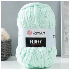 Пряжа "Fluffy" 100% микрополиэстер 70м/150гр (712 мята) Yarn Art