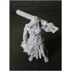 Миниатюра для настольных игр Варвар ДнД / Dungeons & Dragons, нри. Нет бренда