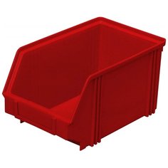 Лоток для склада 250 х 148 х 130 красный(7967), сп Noname