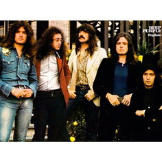 Плакат, постер на бумаге Deep Purple/музыкальные/поп исполнитель/артист/поп-звезда/группа. Размер 21 на 30 см