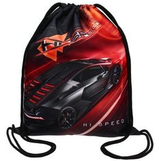 Stavia Мешок для обуви 430 х 340 мм, Stavia (плотность 600D с водоотталкивающей ПУ-пропиткой) "Скорость"
