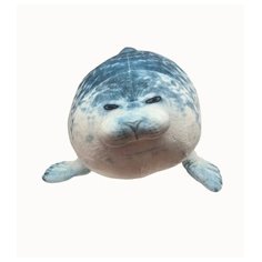 Мягкая игрушка подушка морской Тюлень. 90 см. Плюшевый морской Котик гигант Jmdy