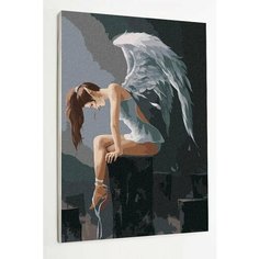 Картина по номерам на стену девушка ангел фэнтези Раскрасим сами