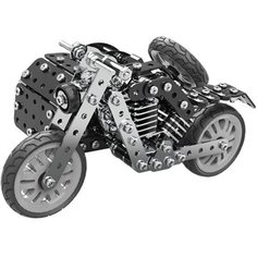 Металлический конструктор Ретро мотоцикл с боковой коляской нет бренда