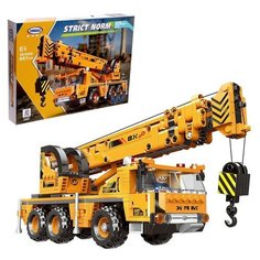 Конструктор Техно «Автомобильный кран», 657 деталей Miki Market
