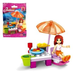 Конструктор Девчонки «Отдых на пляже», 31 деталь Keyixing