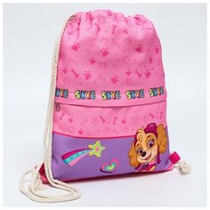 Мешок для обуви с карманом, 35х42 см, Щенячий патруль PAW Patrol
