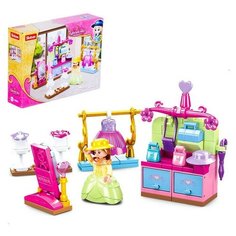 Конструктор Розовая мечта «Королевская гардеробная», 103 детали Sluban