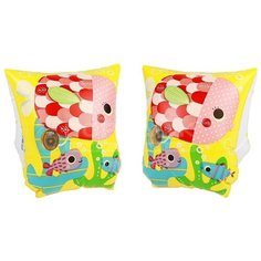 Нарукавники надувные INTEX Tropical Buddies Arm Bands (Тропические рыбки, маленькие), 3-6лет, 23 см