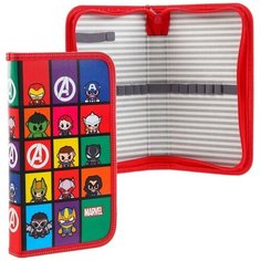 Пенал каркасный, 1 секция, 11х20 см, Мстители Marvel