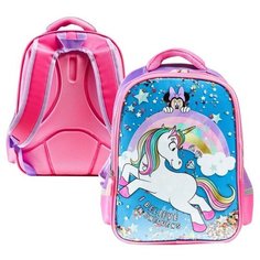 Рюкзак школьный "I believe in unicorns" 39 см х 30 см х 14 см, Минни Маус и единорог Disney