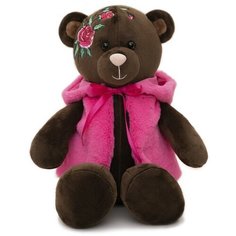 Мягкая игрушка «Медведь в бордовой жилетке», 35 см , цвет коричневый Kult of Toys