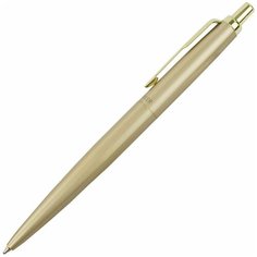 Ручка паркер шариковая подарочная Parker Jotter Xl Monochrome Gold Gt, корпус золотой, нержавеющая сталь, синяя, 143764