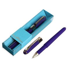 Ручка шариковая, 0.5 мм, Bruno Visconti MONACO, стержень синий, корпус сине-фиолетовый, в футляре