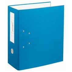 Папка-регистратор с двумя арочными механизмами (до 800 листов), покрытие ПВХ, 125 мм, синяя NO Name