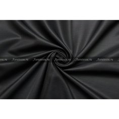 Ткань Жаккард Armani чёрно-серый шлифованный в поперечную полоску, ш154см, 0,5 м