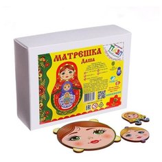 Пазл-конструктор деревянный «Матрёшка Даша» Miki Market