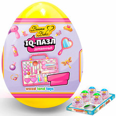 Деревянный IQПазл в яйце 12 см Бьюти бокс в ассортименте 136106 Woodland