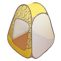 BELON Палатка детская игровая «Радужный домик» 80 × 55 × 40 см, принт «Цветы на жёлтом»