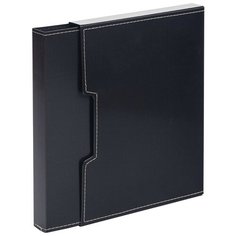 Папка файловая на 80 файлов в коробе черный Attache