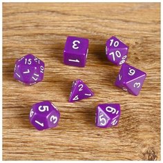 Набор кубиков "Время игры" для D&D (Dungeons and Dragons, ДнД), серия: D&D, 7 шт