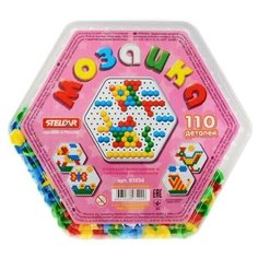 Мозаика шестигранная, диаметр 13 мм, 110 шт Нет бренда