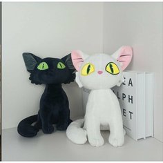 Мягкая игрушка кот чёрный, кошка игрушка Нет бренда
