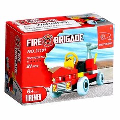 Конструктор Пожарная бригада, 31 деталь Mioks
