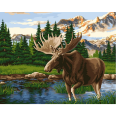 Картина по номерам Лось 40х50 см Hobby Home
