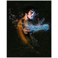 Картина по номерам Брюс Ли 40х50 см АртТойс