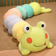 Мягкая игрушка длинная Лягушка батон 110 см Ip21 Vek
