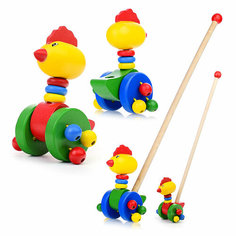 Каталка D0846 "Петушок" Щепочка