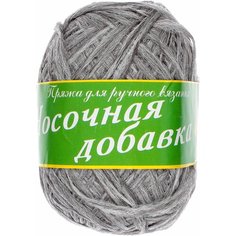 Пряжа Носочная добавка светло-серый меланж (27), 100%полиэстер, 200м, 50г, 2шт Texture LAB (Екатеринбург)