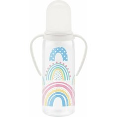 Бутылочка для кормления LUBBY Just 250мл, с ручками и молочной соской, с 0 месяцев - 2 шт.