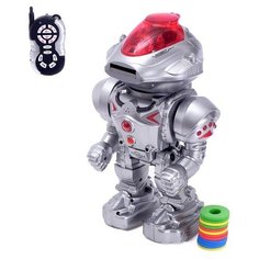 Робот радиоуправляемый "Супербот", световые и звуковые эффекты, стреляет, работает от батареек Без бренда