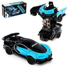 Робот инерционный "Широн", трансформируется при столкновении, цвета микс Нет бренда