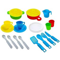 Набор посуды, 23 предмета Green Plast