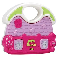 Развивающая игрушка Pituso Музыкальный дом (свет, звук) (розовый)
