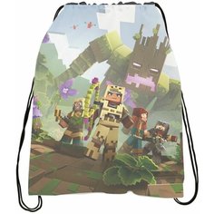 Мешок для обуви Майнкрафт - Minecraft № 15 Bugrikshop