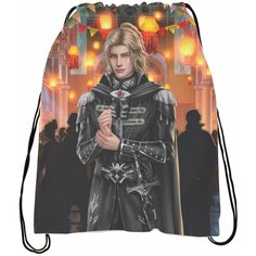 Мешок для обуви Kлуб Poмaнтики: Цвeтoк из oгня Tиaмaт № 3 Bugrikshop