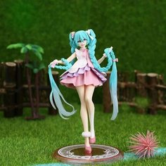 Фигурка Аниме Хацунэ Мику / Сакура Мику Статуя / Hatsune Miku японская виртуальная певица Нет бренда