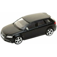 Машинка металлическая Uni-Fortune RMZ City 1:43 Audi RS3 Sportback без механизмов, 2 цвета (красный черный) 444011BL